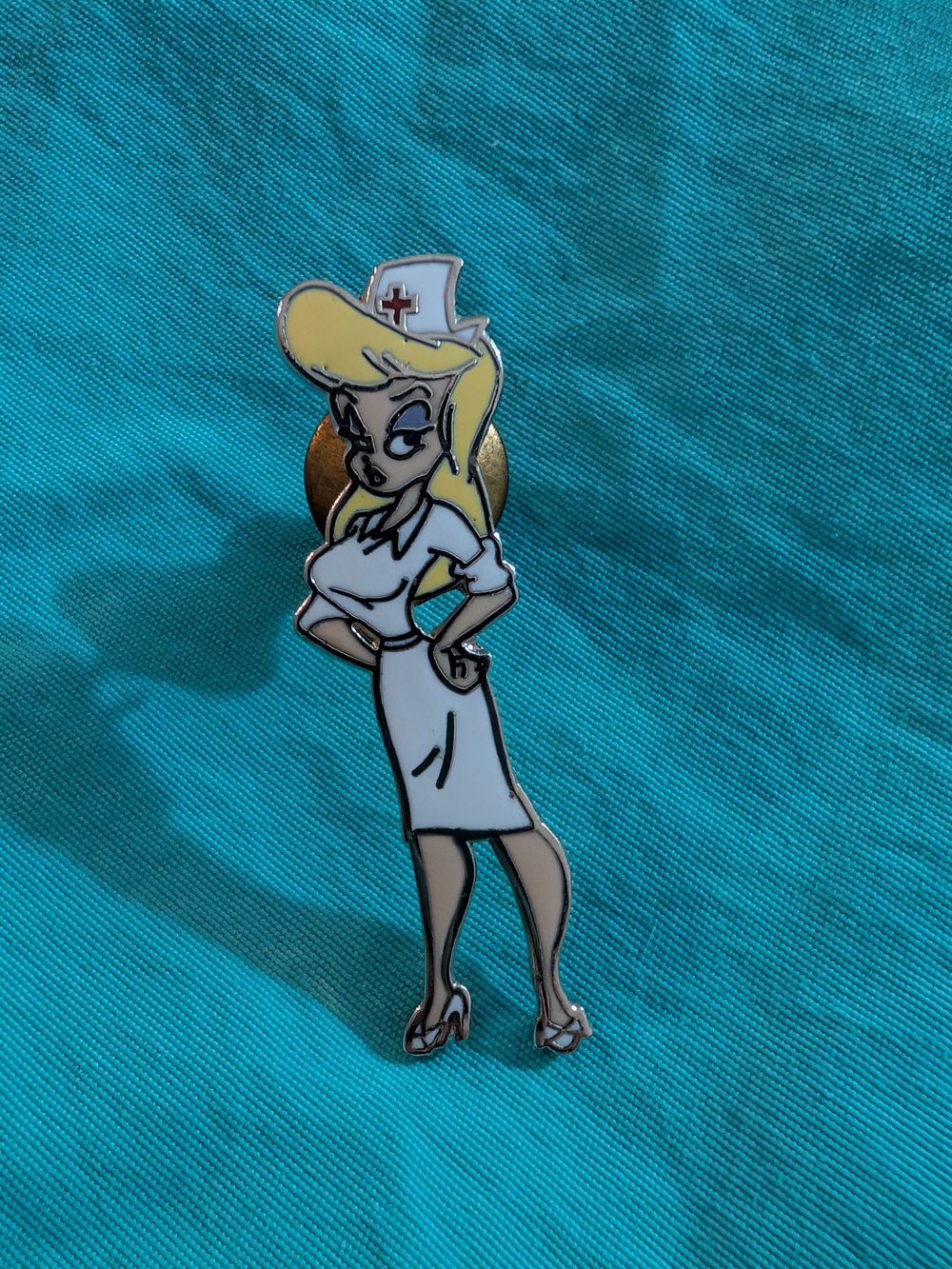 Hello Nurse Enamel Pin Warner Brothers 1996 WB Rare